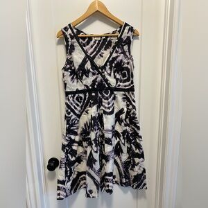 Esprit Purple and Black Patterned Garment